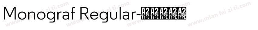 Monograf Regular字体转换